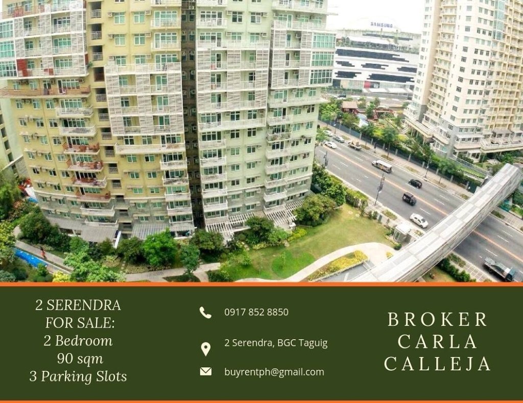2 Bedroom Loft 2 Serendra BGC for Sale