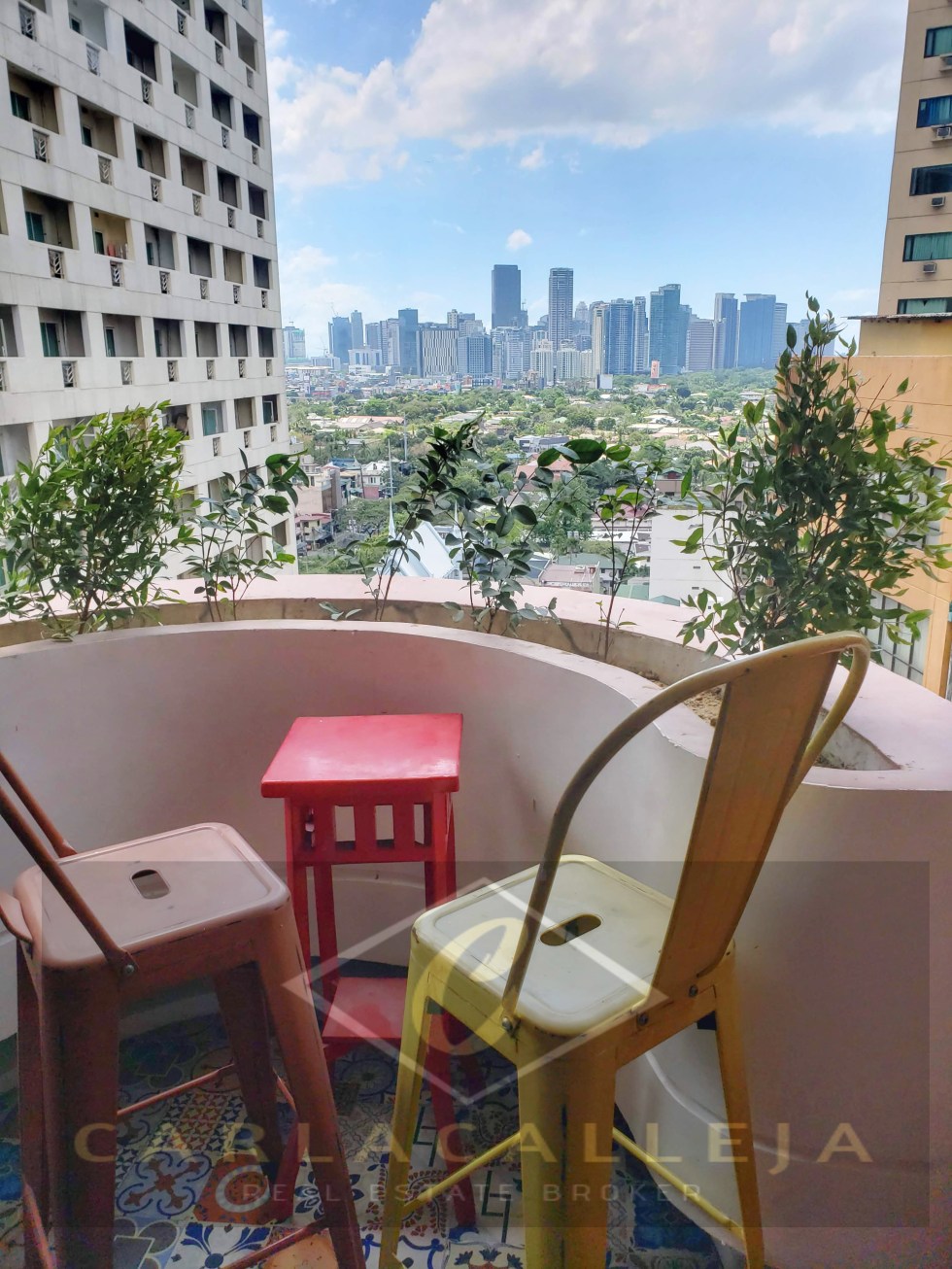 Sunette Tower for Sale Balcony View of Bel-Air and BGC Skyline