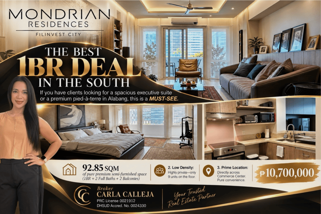 Mondrian 1 bedroom for sale